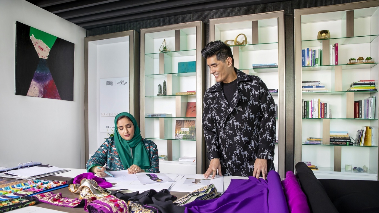 Etihad brings together Emirati and Indian celebrity fashion